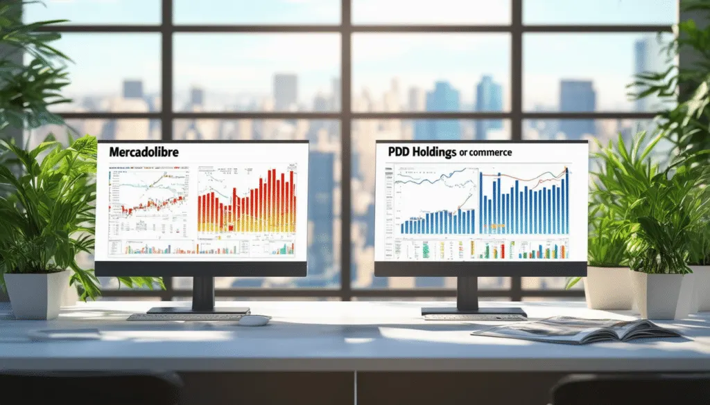découvrez notre comparatif des meilleures actions à investir actuellement, mettant en lumière mercadolibre et pdd holdings. analysez les performances, les opportunités et les risques de ces deux géants du e-commerce pour faire un choix éclairé dans vos investissements.