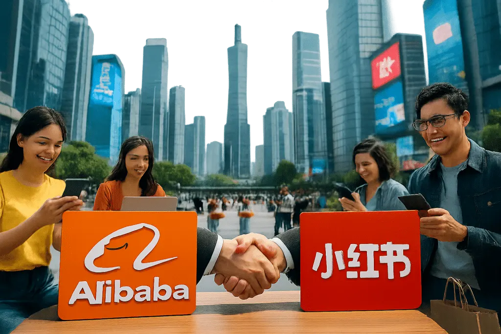 découvrez comment alibaba s'allie à rednote pour renforcer sa position face à la concurrence croissante dans le commerce électronique en chine. analyse des enjeux stratégiques et des implications pour le marché.