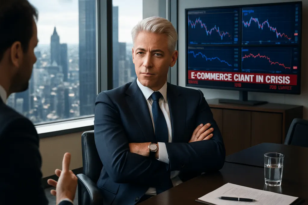 découvrez comment le milliardaire bill ackman investit massivement dans un géant de l'e-commerce en difficulté, en analysant les enjeux et les perspectives de ce pari audacieux sur le marché dynamique du commerce en ligne.