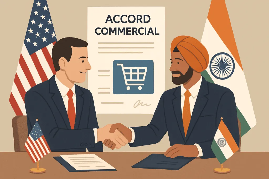 découvrez comment les négociations commerciales entre les états-unis et l'inde pourraient transformer l'accès au commerce en ligne pour des géants comme amazon et walmart. les enjeux et implications d'un accès total au marché indien s'intensifient.