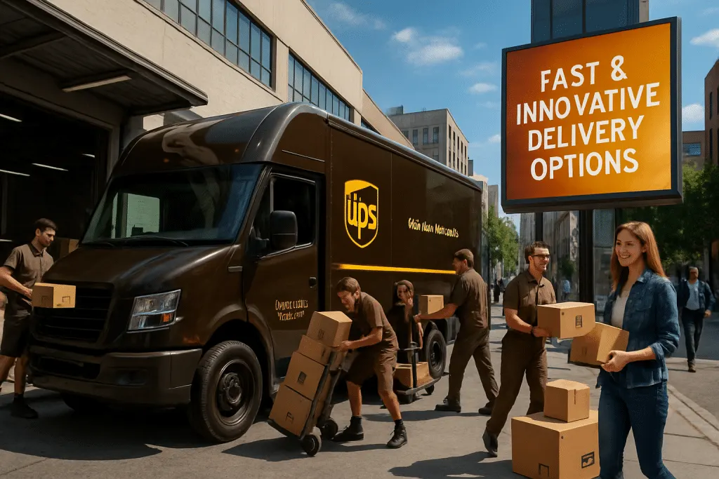 découvrez comment ups se réinvente avec de nouvelles options de livraison pour le transport de fret et le commerce en ligne. optimisez vos expéditions et simplifiez vos opérations logistiques grâce à des solutions adaptées à vos besoins.