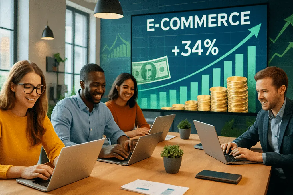 découvrez comment cette entreprise de e-commerce en pleine expansion affiche des profits en hausse de 34 %. ne manquez pas l'occasion d'investir alors que les fonds continuent de s'accumuler, promettant un avenir prometteur. restez informé sur les tendances du marché et les opportunités d'investissement.